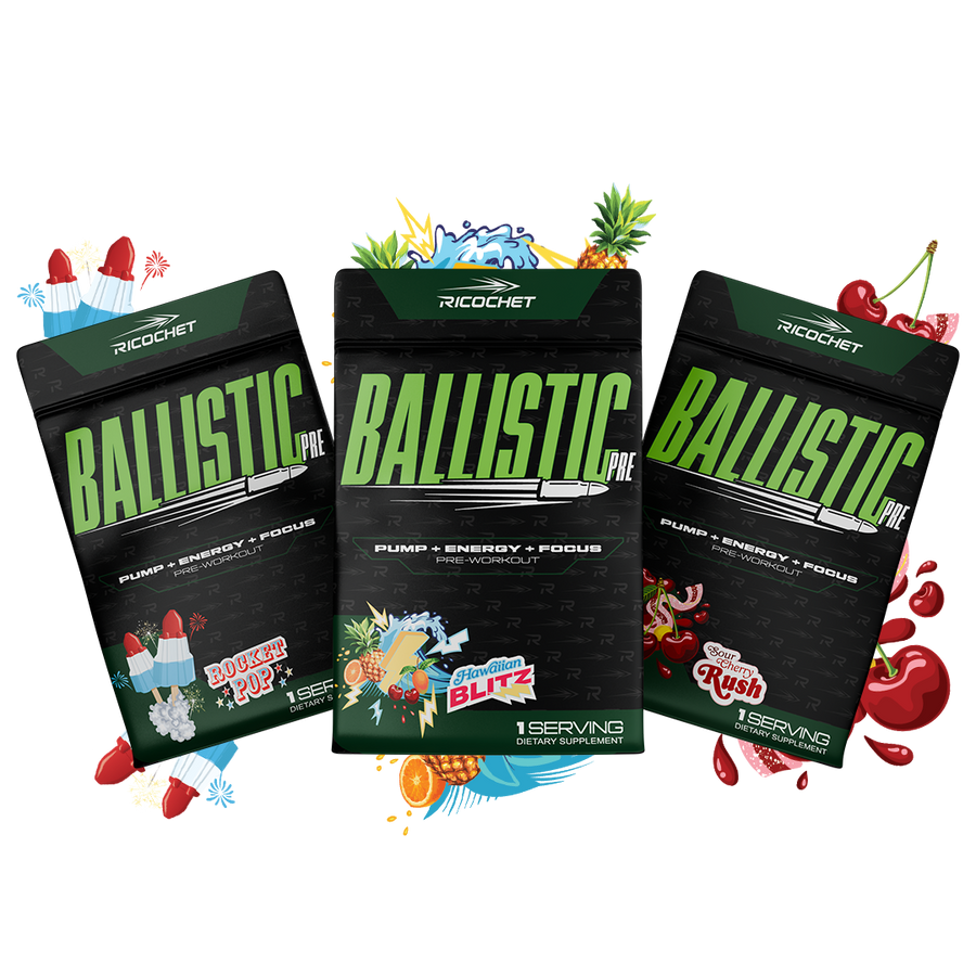 Ballistic Pre Workout - Triple Sample Pack