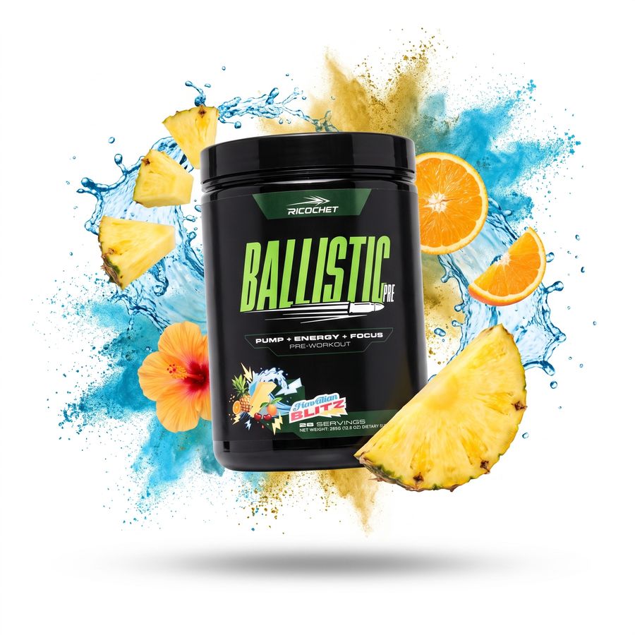 Ballistic Pre-Workout splash