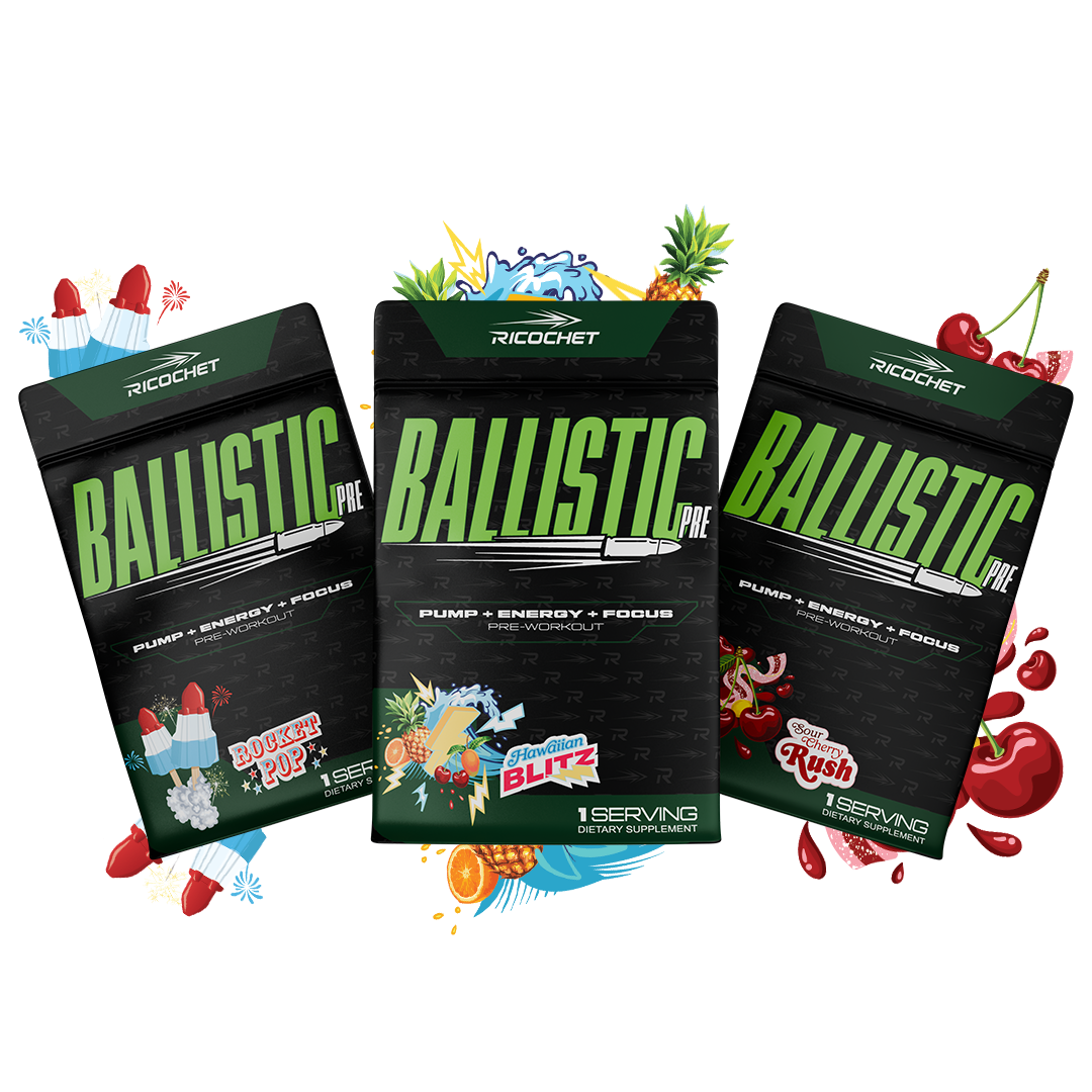 Ballistic Pre Workout - Triple Sample Pack