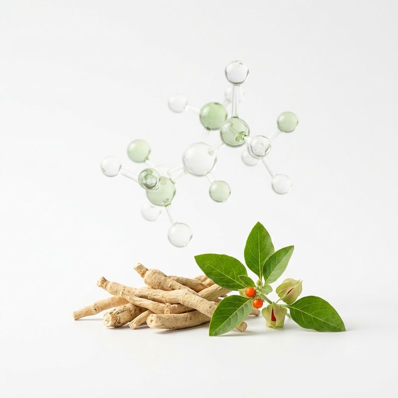 KSM-66 Ashwagandha root and leaf
